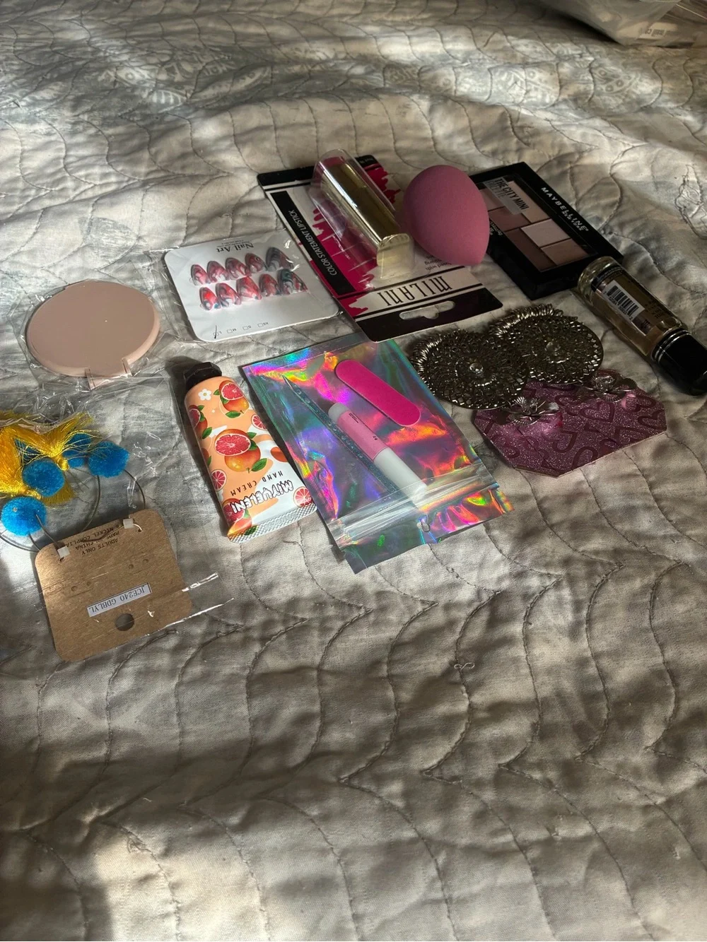 Milani Pink Makeup Sponge & Cosmetic Tool Bundle